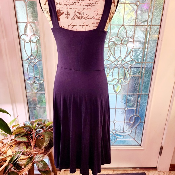 Boden Dark Navy Date Dress 8 - Picture 4 of 9